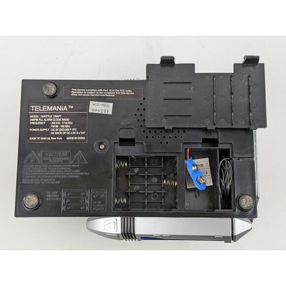 Star Trek Enterprise Magellan Shuttlecraft Radio Alarm Clock Works - Picture 8 of 13